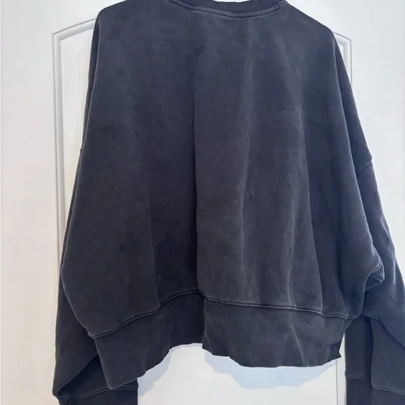 Adidas Women's Charcoal Crew Neck Sweater - Picture 3 of 5